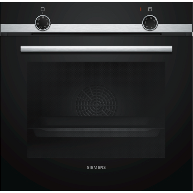 Siemens iQ100 Inbyggnadsugn HB510ABR0S (svart/stål)