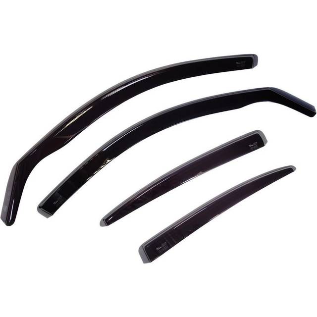 Vw jetta mk5 5-door 2006-2010 4-pc wind deflectors heko tinted