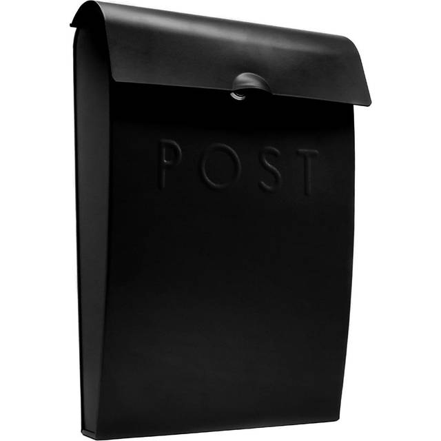 Wall Mounted Post Box in Black | M&W