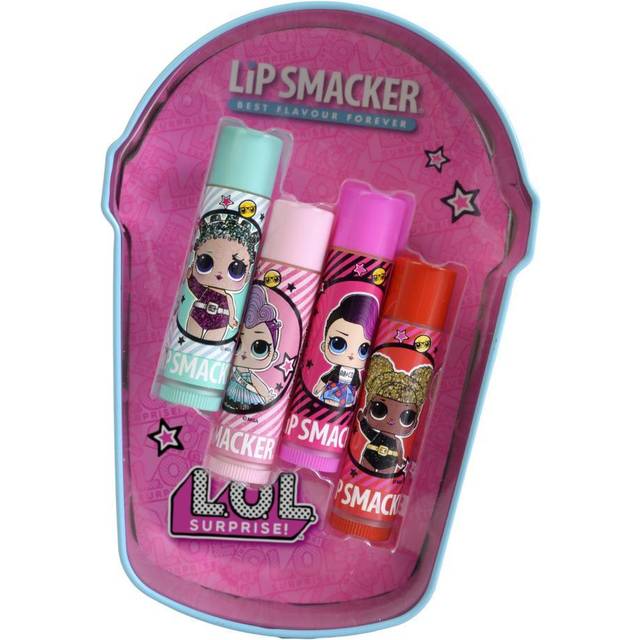 LipSmacker LOL Surprise Lip Smacker Lip Balm Pack of 4 Balms Vanilla,