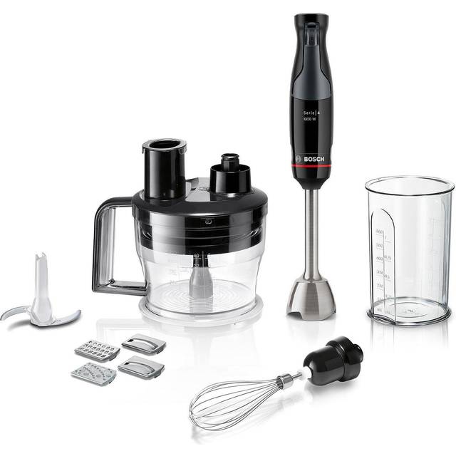 Bosch Serie 4 Ergomaster 2 in 1 MSM4B670GB Hand Blender - Black / Stainless Steel