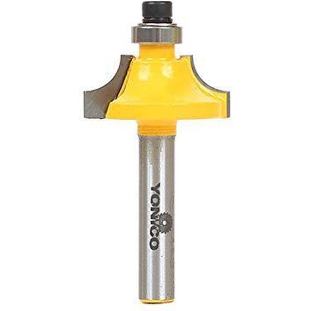 YONICO Router Bits Edge Forming Roundover Bead 1/4-Inch Radius 1/4-Inch Shank 13172q
