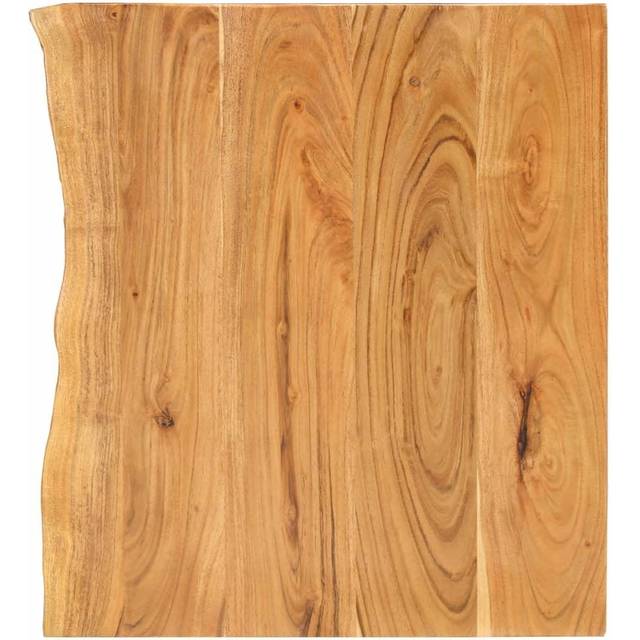 vidaXL Bathroom Vanity Top Solid Acacia Wood 80x52x2.5 cm