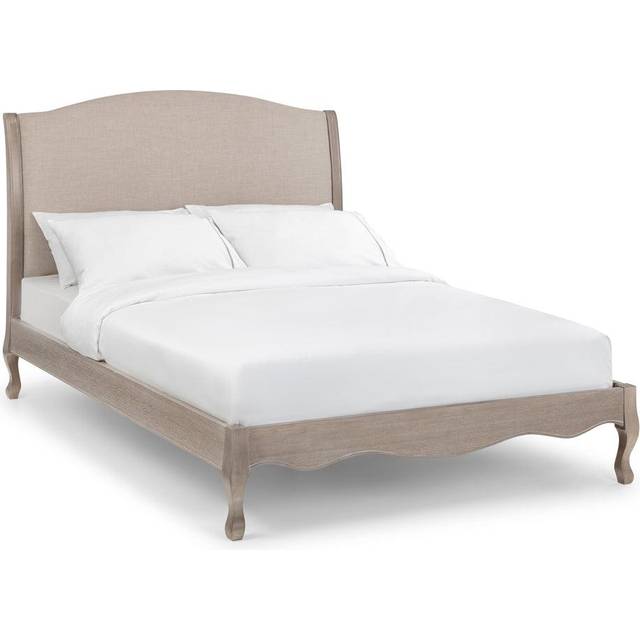 Julian Bowen Camille Double Limed Oak Bed - Wood