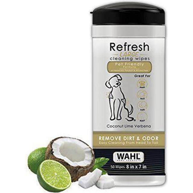 WAHL Dog Cleaning Wipes – Coconut Lime Verbena
