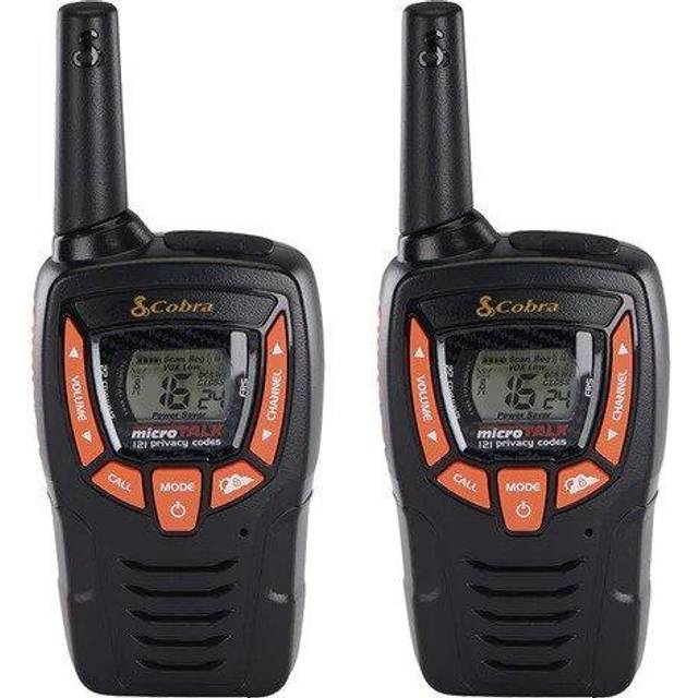 Cobra AM655 PMR Black Walkie Talkie 8km 2 Pack - 15.36 x 6.13 x 3.94cm
