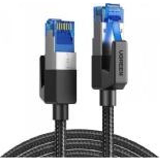 Ethernet Cable 2M, Cat 8 Internet Cable High-Speed 40Gbps 2000MHz RJ45 LAN Cable, F/FTP POE Braided Gigabit Network Cable Compatible with