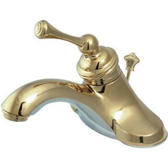 Kingston Brass KB3542 4 in. Centerset Bathroom Faucet Polished Brass