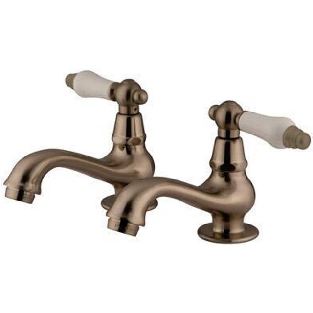 Kingston Brass KS1108PL Heritage Basin Tap Faucet  Brushed Nickel