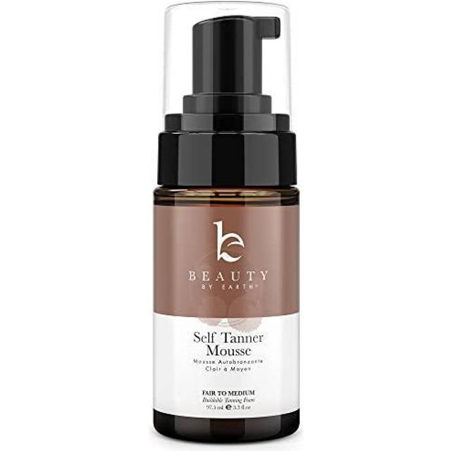 Beauty By Earth, self-tanner mousse, medium to dark, 3.3 fl oz (97.5 ml)