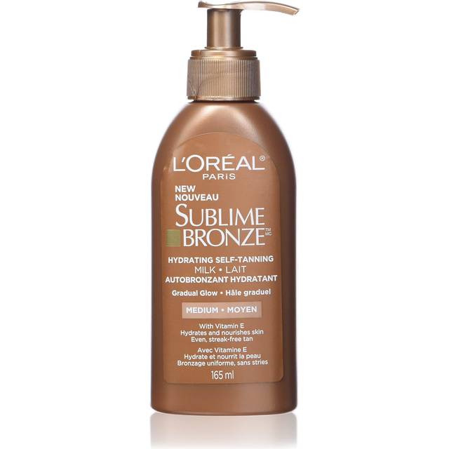 LOreal Paris Skincare Sublime Bronze Hydrating Sunless-Tanning Milk Medium  Sunless tanning lotion  5.5 fl. oz.