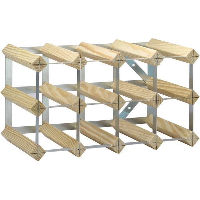 Wood & Metal Wine Rack | M&W