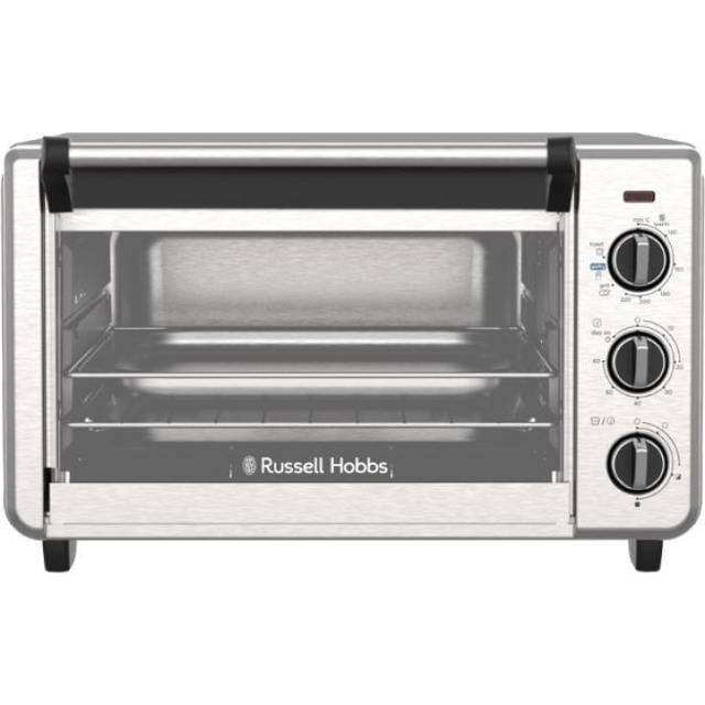 Russell Hobbs 5-i-1 varmluftsfritös, ugn, grill, brödrost, värmande funktion, 22.8l, timer, pizza upp till 30cm, inkl. friteringskorg, bakplåt, grillgaller, Express Airfry Mini Oven 26680-56