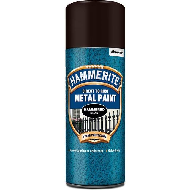 Hammerite Hammarlack spray svart, 400 ml