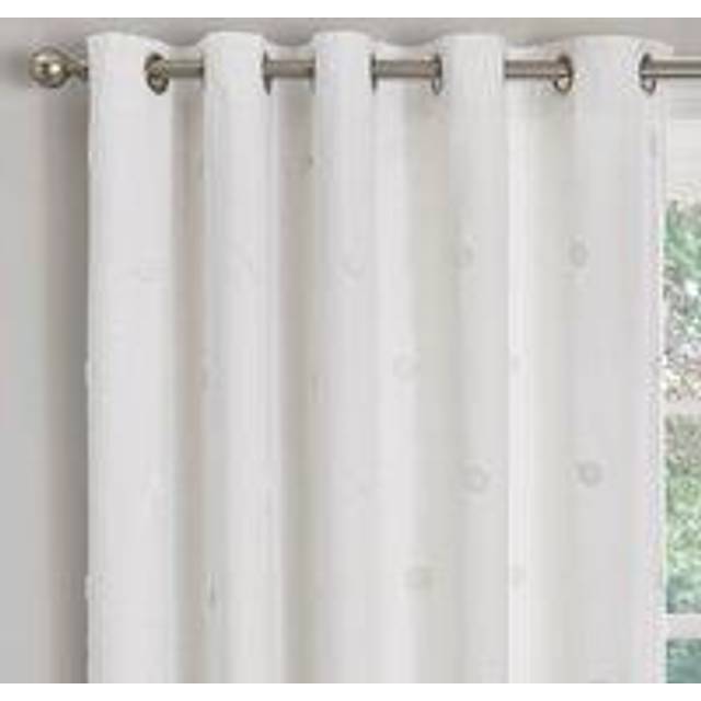 Zara Eyelet Semi Sheer Curtain (Width 229 x Drop 183 cm)