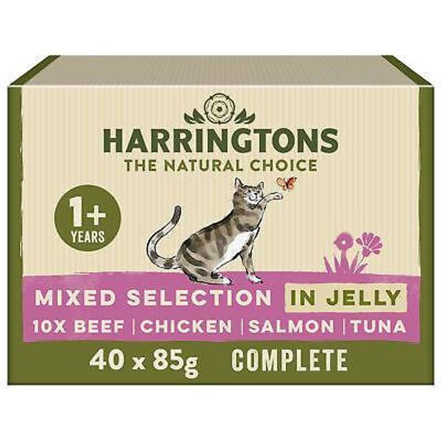 Harringtons Mixed Selection in Jelly Wet Adult Cat Food Bumper Pack