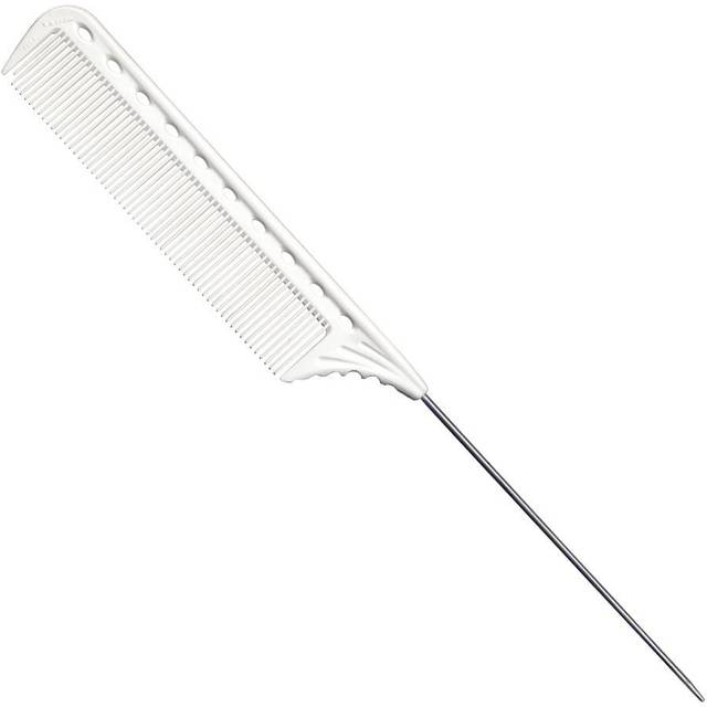 YS Park Tail Comb No. 102 White 220 mm