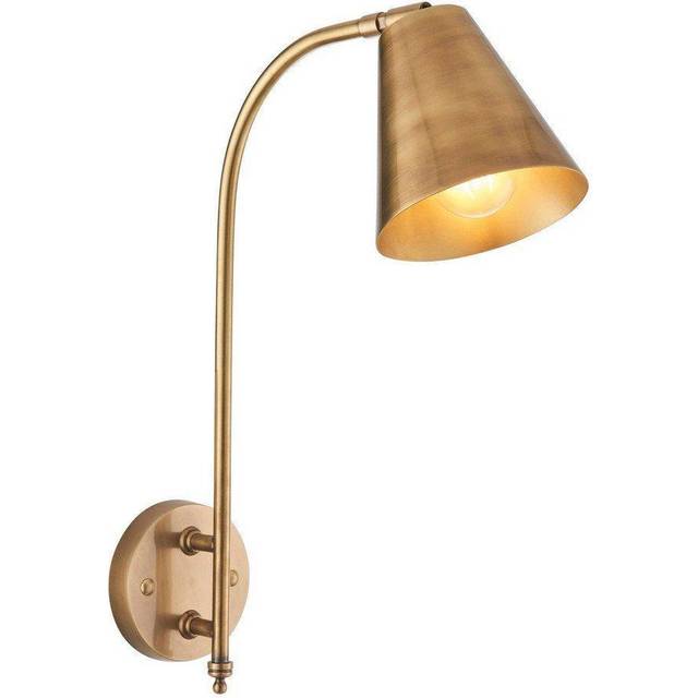 Endon 93144 Radha 1 Light Wall Light Brass