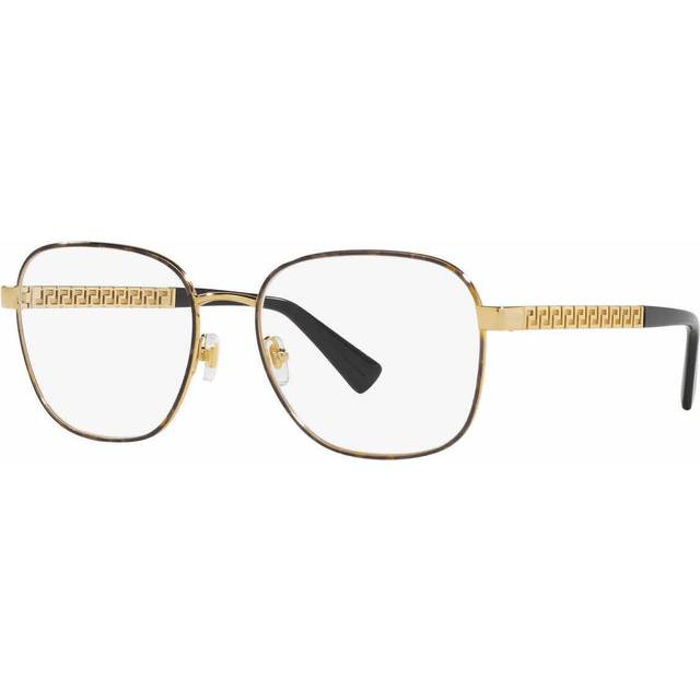 Versace Demo Square Mens Eyeglasses VE1290 1499 56 - Gold Tone (OS)