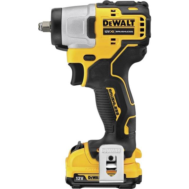 DeWalt DCF902 12v XR Cordless Brushless Compact 3/8" Drive Impact Wrench 2 x 2ah Li-ion Battery Charger Case