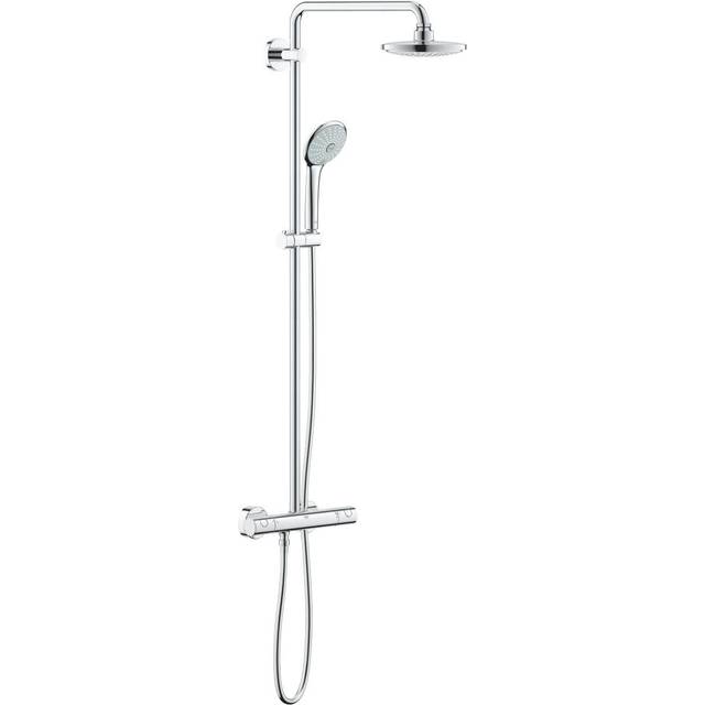 Grohe EUPHORIA System 180 Shower system with thermostat for wall mounting; Chrome - 27296001