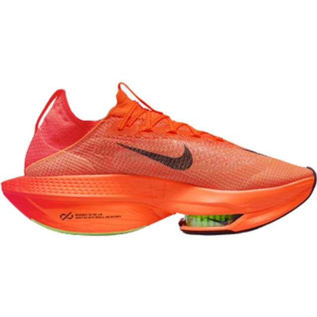 Nike Dam Air Zoom Alphafly spårsko, Total Orange Black Bright Crim, 35.5 EU