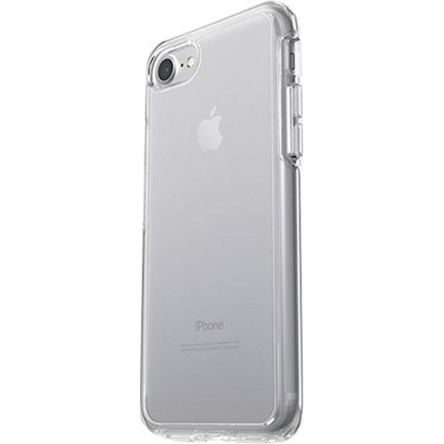 OtterBox Symmetry Clear skal för iPhone 7/8/SE 2:e gen/SE 3:e gen, stöttåligt, fallsäkert, skyddande tunt skal, testad till militärstandard x3, Klar