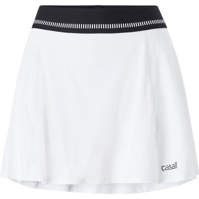 Casall Court Elastic Skirt, Padel- och tenniskjol dam - VIT (34)