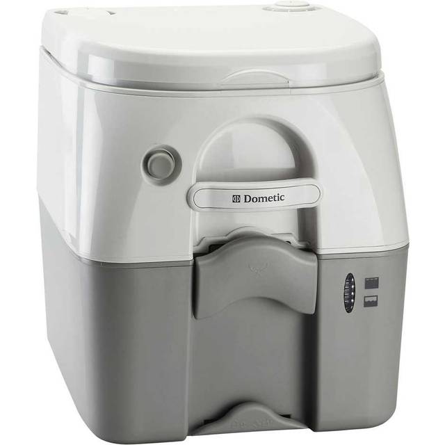 DOMETIC 976 Portabel toalett, vit och grå, 16.9 l