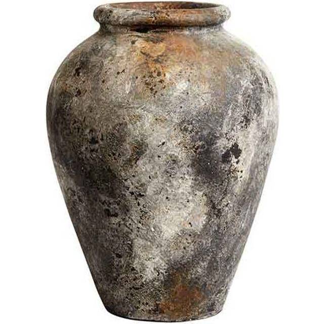 Muubs - Echo 50 Dekorativ Kruka 50x37 Cm - Rostgrå