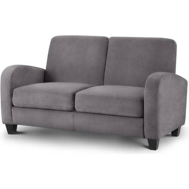 Julian Bowen Vivo 2 Seater Dusk Grey Chenille Sofa