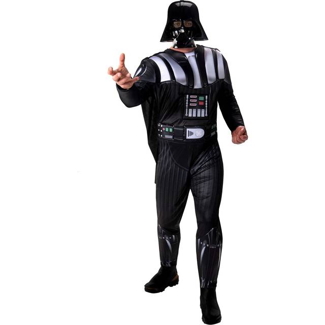 Darth Vader Costume for Adults | Adult Star Wars Costumes - Black&#47;Gray (L)
