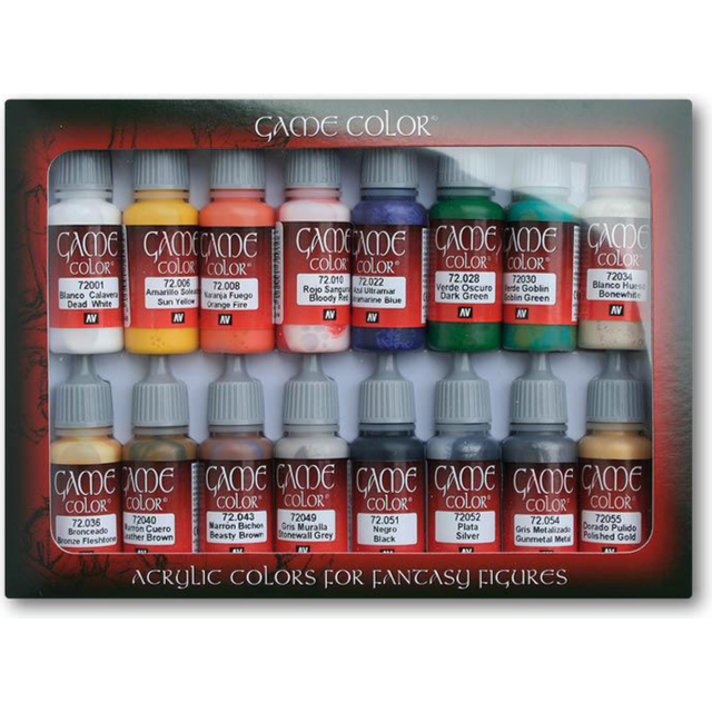 Vallejo Game Color - Paint set: Introduction Set (16 different colors)