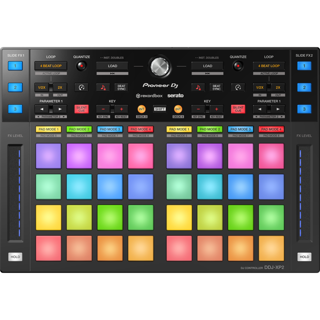 Pioneer DJ DDJ-XP2 DJ Controller for Rekordbox and Serato DJ with 32 Performance Pads (Black)