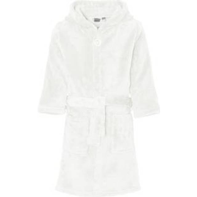 Children's fleece bathrobe Playshoes Uni - Blanc