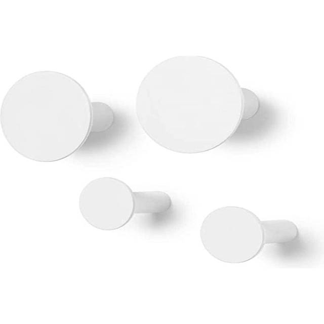 Blomus - Väggkrokar, garderobskrokar, krokar – terrazzo grå/grå – höjd 4,5 cm, en storlek