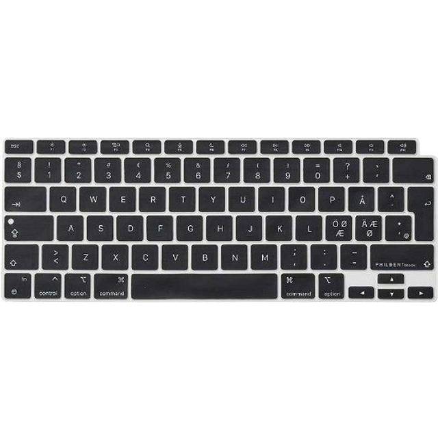 Philbert Tangentbordsskydd för MacBook Air 13'' (2020 Nordic), Svart