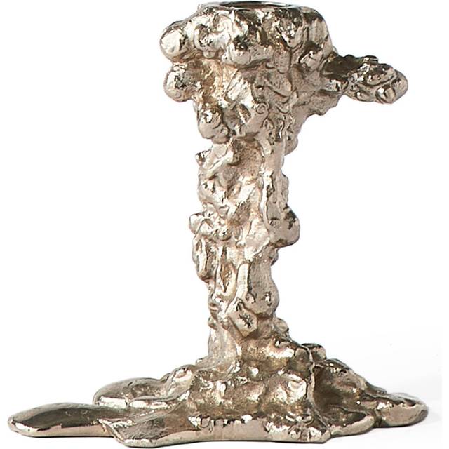 Polspotten - Drip Candle Holder  - Ljusstake - Silver - small - L14 x W8 x H14 cm
