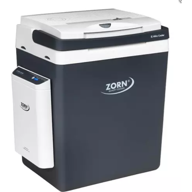Zorn 30L elektrisk kylbox för bil 12/230V inkl. batteri 20,8 Ah
