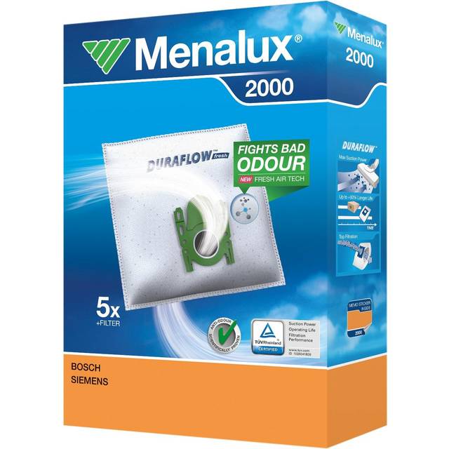 Menalux 2000 dammsugarpåsar till Bosch och Siemens
