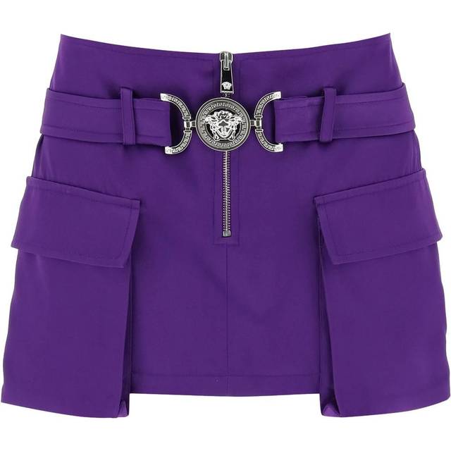 Versace Purple Medusa '95 Miniskirt - 1LD60 Bright Dark Or - IT 44