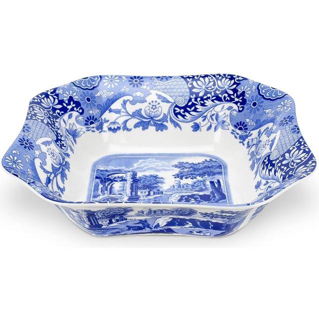 Spode Blue Italian Square Serving Bowl