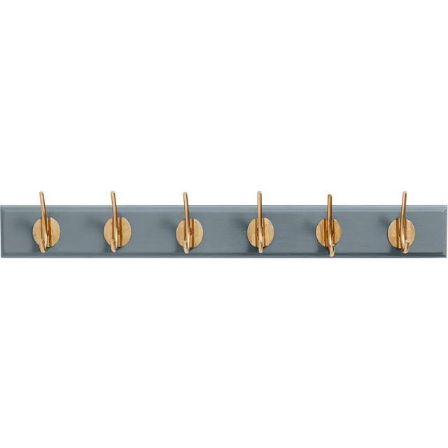 Nordal - EDGY coat rack - Krokar - Matt Camel - 6 hooks - B: 6,5 x W: 7 x L: 60 cm