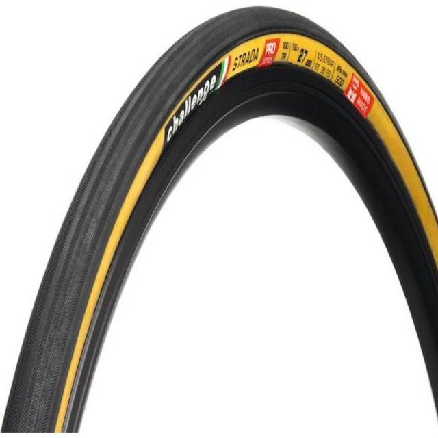 Challenge Strada Handmade Road Tyre - 700 x 30Black / Tan