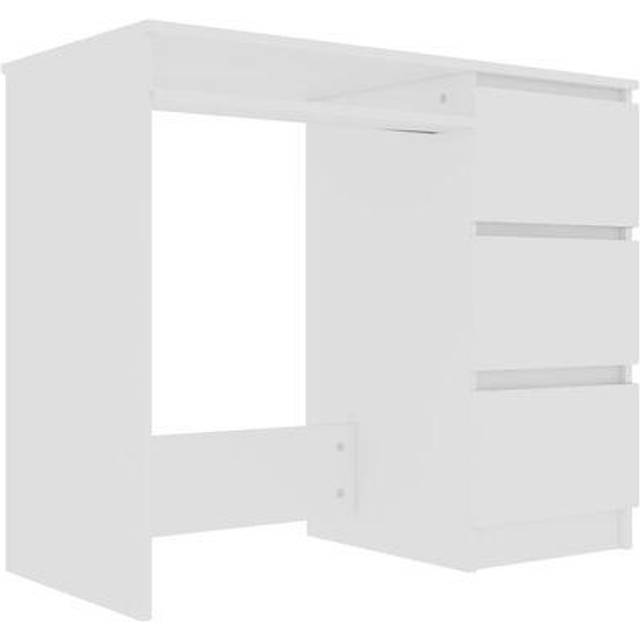 vidaXL Desk Sonoma Oak 90x45x76 cm Engineered Wood - Brown
