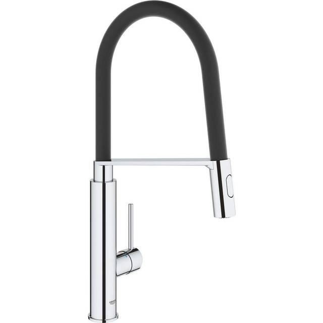 Grohe Concetto Single Lever Kitchen Sink Mixer Tap - Super steel Finish: Super steel