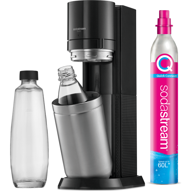 Sparkling water maker SodaStream Duo Black + 2 bottles
