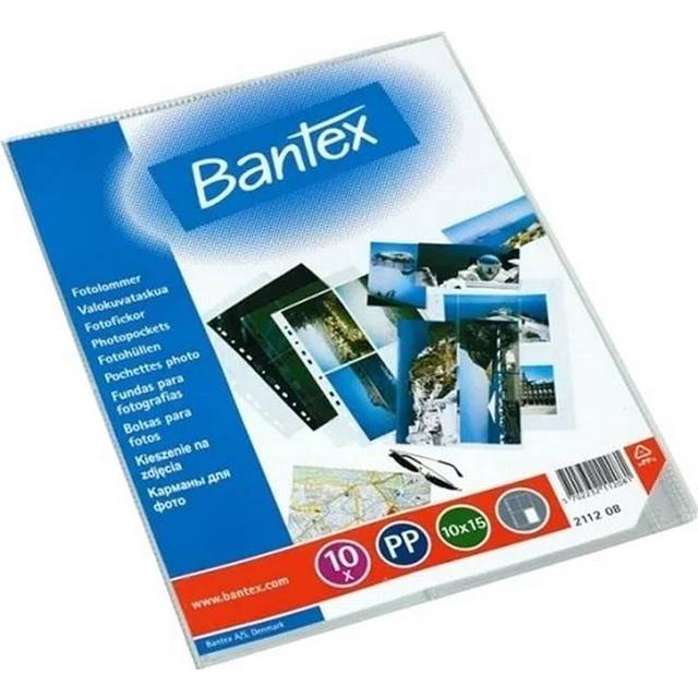 Bantex Fotolomme 10x15 0,8mm højformat 8 fotos trans. (10)
