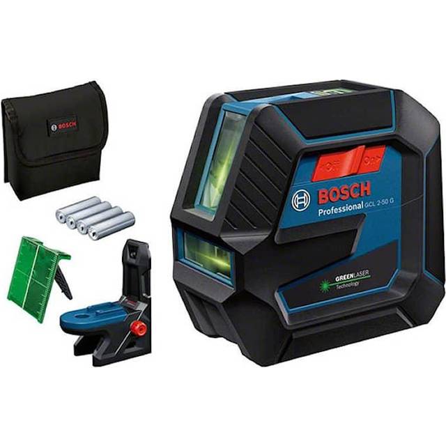Bosch Professional GCL 2-50 G + RM10 Laser Level in Green Rubber
