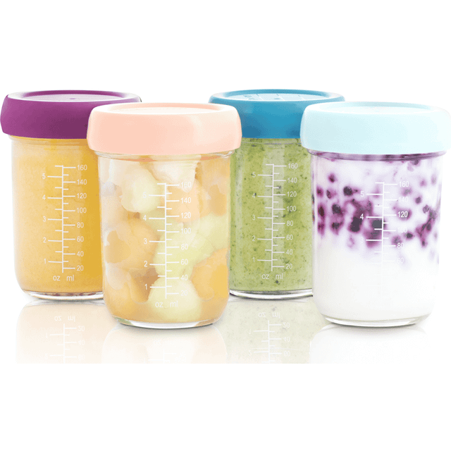 Babymoov Pack of 4 Glass Babybols - Multi (230ml) (2025)